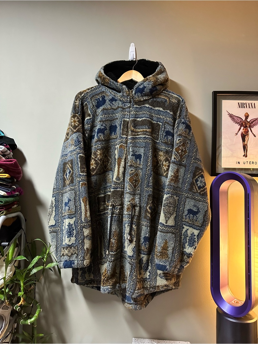 Mazmania Vintage Fleece Hooded Jacket